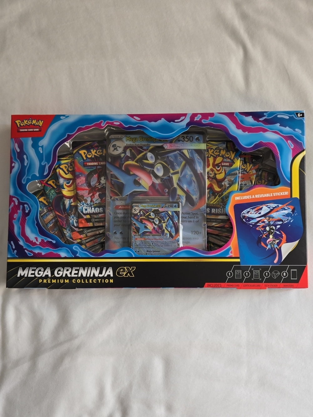 Pokemon Mega Greninja EX Premium Collection - Blue Collector Box